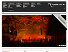 Tablet Screenshot of centronics.ch